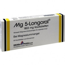MG 5 LONGORAL chewing tablets, 20 pcs