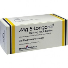 MG 5 LONGORAL chewing tablets, 100 pcs