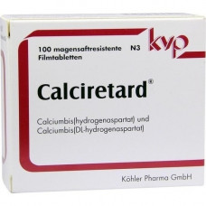 CALCIRETARD gastric -resistant dragees, 100 pcs