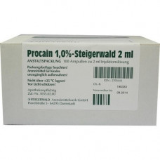 PROCAIN 1% Steigerwald injection solution, 100x2 ml