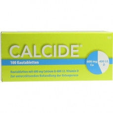 CALCIDE chewing tablets, 100 pcs