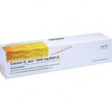 CALCIUM D3 ACIS 1000 mg/880 I.E. Jumper tablets, 20 pcs