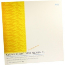 CALCIUM D3 ACIS 1000 mg/880 I.E. Jumper tablets, 100 pcs