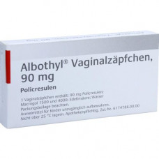 ALBOTHYL Vaginal suppositories, 6 pcs