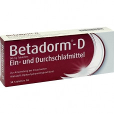 BETADORM D tablets, 10 pcs