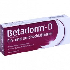 BETADORM D tablets, 20 pcs