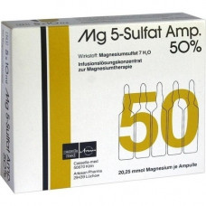 MG 5 Sulfate Amp. 50% Infusion Loan concentrate, 5 pcs