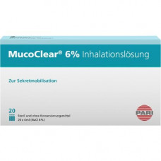 MUCOCLEAR 6% NaCl inhalation solution, 20x4 ml
