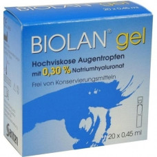 BIOLAN Gel eye drops, 20x0.45 ml