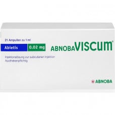 ABNOBAVISCUM Abietis 0.02 mg ampoules, 21 pcs