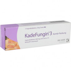 KADEFUNGIN 3 Kombip.20 G Cream+3 Vaginaltable, 1 pcs