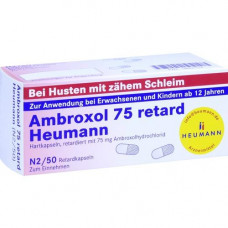 AMBROXOL 75 Retard Heumann capsules, 50 pcs