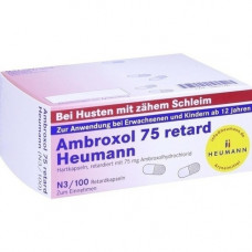 AMBROXOL 75 Retard Heumann capsules, 100 pcs
