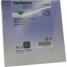 VARIHESIVE Extra thin 15x15 cm HKV Hydroactive, 5 pcs