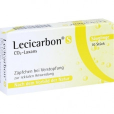 LECICARBON S CO2 Laxans Suppositories, 10 pcs
