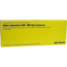 ALPHA LIPONSÄURE AAA 600 mg injection bottles, 5x50 ml