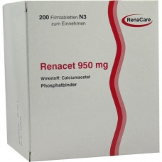 RENACET 950 mg film -coated tablets, 200 pcs