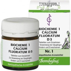 BIOCHEMIE 1 Calcium fluoratum D 3 tablets, 80 pcs