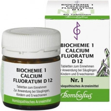 BIOCHEMIE 1 Calcium fluoratum D 12 tablets, 80 pcs