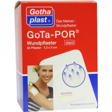 GOTA-POR Wound patch 5x7.2 cm sterile, 50 pcs
