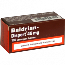 BALDRIAN DISPERT 45 mg covered tablets, 100 pcs