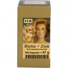 BIOTIN PLUS Zinc hair capsules, 100 pcs