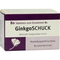 GINKGOSCHUCK tablets, 80 pcs