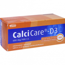 CALCICARE D3 chewing tablets, 100 pcs