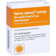 FERRO SANOL Comp. Hartkaps.m.Msr.überz.pellets, 20 pcs