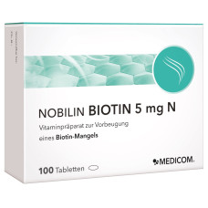 NOBILIN Biotin 5 mg n tablets, 100 pcs