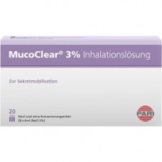 MUCOCLEAR 3% NaCl inhalation solution, 20x4 ml