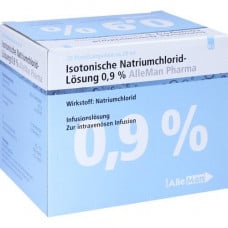 ISOTONISCHE NaCl 0.9% DELTAMEDICA Inf.-LSg.Pl.Amp., 20x20 ml