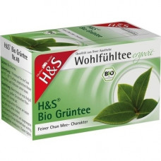 H&S Bio green tea filter bag, 20x2.0 g