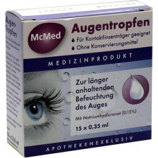 MCMED Eye drops of single -dose pipettes, 15x0.35 ml
