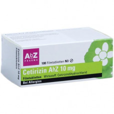 CETIRIZIN Abbey 10 mg film -coated tablets, 100 pcs