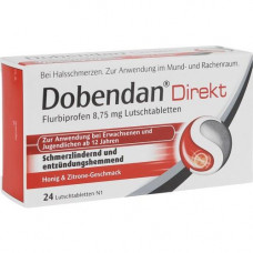 DOBENDAN Direkt FlurbiProfen 8.75 mg LutschtAbl., 24 pcs