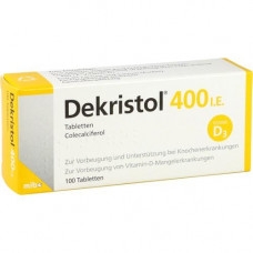 DEKRISTOL 400 I.E. Tablets, 100 pcs