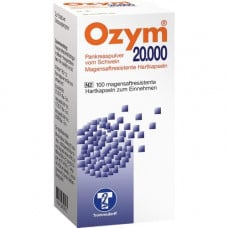 OZYM 20,000 hard capsules gastric saftr., 100 pcs