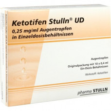 KETOTIFEN Stulln UD Eye drops single -dose pip., 10x0.4 ml