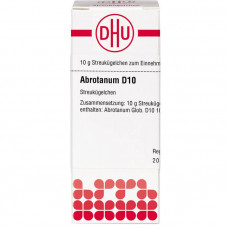 ABROTANUM D 10 Globuli, 10 g