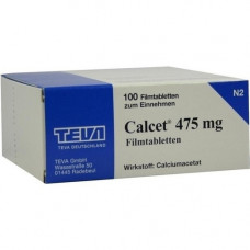 CALCET 475 mg film -coated tablets, 100 pcs