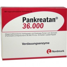PANKREATAN 36,000 gastric -resistant hard capsules, 200 pcs