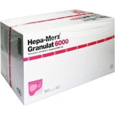 HEPA MERZ Granulat 6,000 Btl., 100 pcs