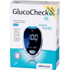 GLUCOCHECK XL Blood sugar measuring device Set MG/DL, 1 pcs