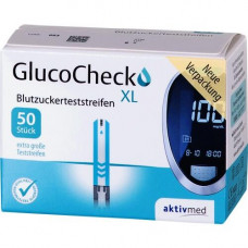 GLUCOCHECK XL Blood sugar test strips, 50 pcs