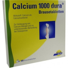 CALCIUM 1000 Dura effervescent tablets, 100 pcs