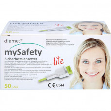 DIAMET Lite security lancets 29 g 1.5 mm, 50 pcs