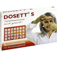 DOSETT S pharmaceutical cassette red, 1 pcs