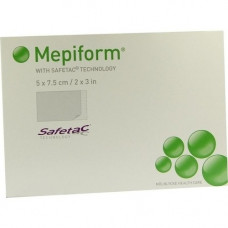 MEPIFORM 5x7.5 cm bandage, 5 pcs