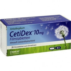 CETIDEX 10 mg film -coated tablets, 20 pcs